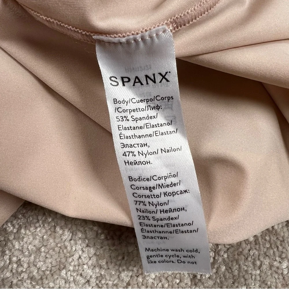 Spanx Tank Top Shapewear‎ Thinstinx Beige Breathable Lightweight women's 1X
